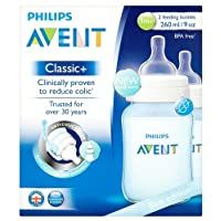 Los mejores  - Philips Avent Azul clásico Biberón SCF565 - 27 (260ml - 9 oz) x 2